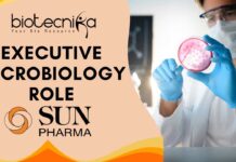 Microbiology Executive Job Opening at Sun Pharma – Apply Now Executive Microbiology Role
