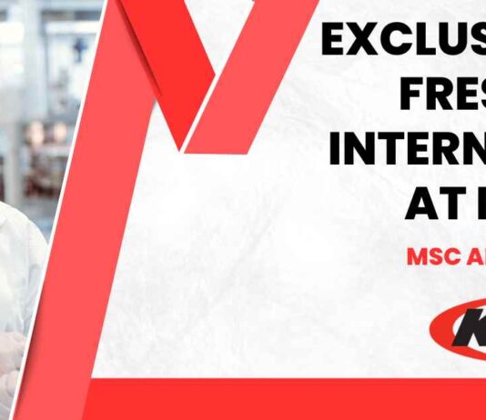 Freshers Microbiology Intern Post at Kemin