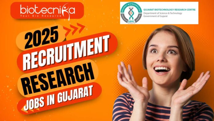 GBRC Recruitment 2025 Apply for Research Jobs in Gujarat