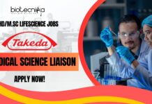 Takeda PhD/M.Sc Lifescience jobs