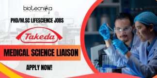 Takeda PhD/M.Sc Lifescience jobs