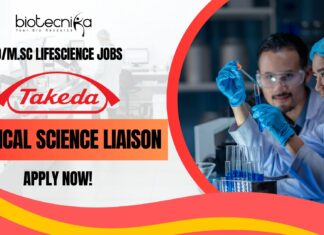 Takeda PhD/M.Sc Lifescience jobs