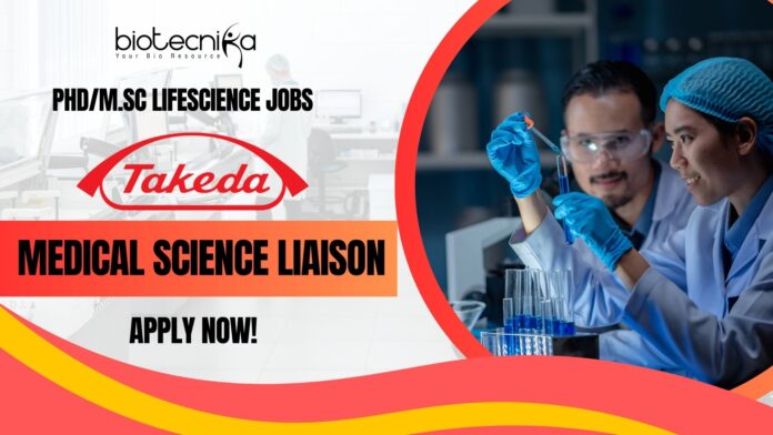 Takeda PhD/M.Sc Lifescience jobs