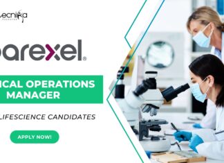 Parexel Clinical Operations Manager Job for Lifescience candidates