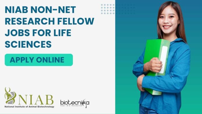 NIAB Non-NET Research Fellow Jobs