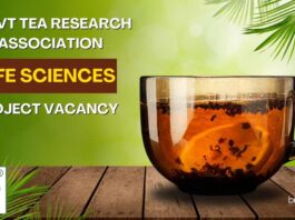 Govt Tea Research Vacancies