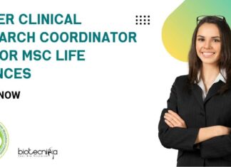 PGIMER Clinical Research Coordinator Job For MSc Life Sciences, Apply Now PGIMER Clinical Research Coordinator Job