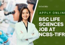 BSc Life Sciences Job at NCBS-TIFR