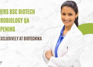 Freshers BSc Biotech & Microbiology QA Job Opening
