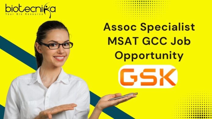 Biology Specialist Job Opportunity at GSK, Apply Now!