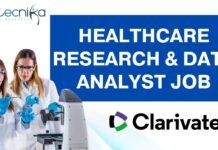 Join Clarivate as an Associate Healthcare Research & Data Analyst in Bangalore – Apply Now! Healthcare Research & Data Analyst Job Clarivate Careers is hiring Life Science Candidates - Apply Now!!