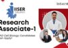 IISER Tirupati Research Associate Vacancy, PhD Cell Biology Candidates Can Apply! IISER Tirupati - Research Associate-1, PhD Cell Biology Candidates can Apply!