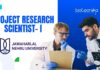 JNU ICMR Funded Project Research Scientist Job, Apply Now JNU Project Research Scientist-I Recruitment– Ph.D. Life Sciences Apply Now!