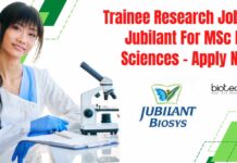 Trainee Research Job at Jubilant For MSc Life Sciences – Apply Now Trainee Research Job at Jubilant