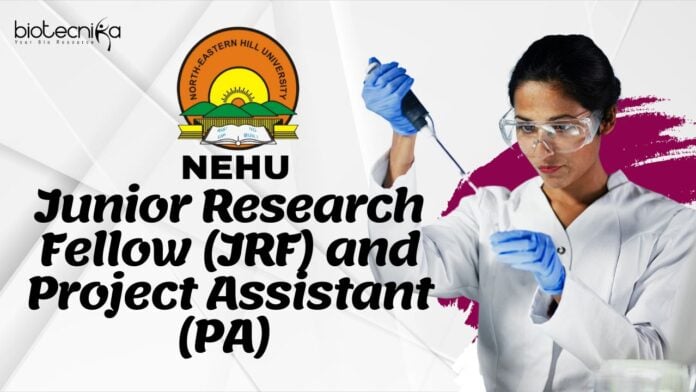 Junior Research Fellow (JRF) and Project Assistant (PA) at Northern Hill University, Apply now! 