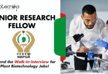 ICAR-NBPGR Junior Research Fellow Vacancy 2025