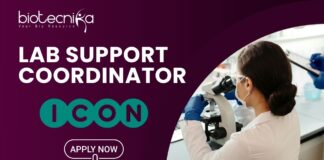 Lab Support Coordinator Job at ICON plc – BSc Life Science Candidates Apply Now!
