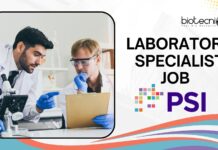 Laboratory Specialist Job at PSI CRO Bengaluru – Apply Now