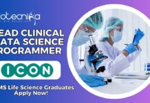 Lead Clinical Data Science Programmer Job at ICON- BS/MS Life Science Graduates Apply Now!