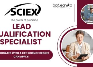 Lead Qualification Specialist at SCIEX, Candidates with a Life Science Degree can Apply!