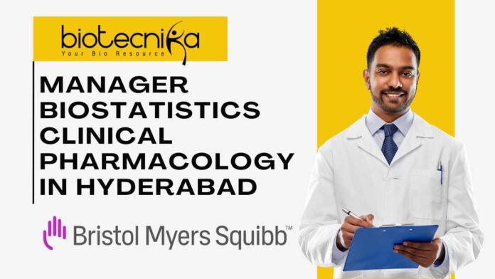 Bristol Myers Squibb Biostatistics Jobs - Apply Now!!