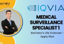 Medical Surveillance Specialist 1 at IQVIA, Bachelor's Life Sciences - Apply Now