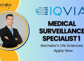Medical Surveillance Specialist 1 at IQVIA, Bachelor's Life Sciences - Apply Now