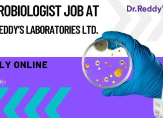 Microbiologist Job at Dr. Reddy’s Laboratories Ltd.