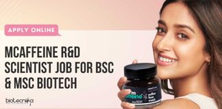 mCaffeine R&D Scientist Job