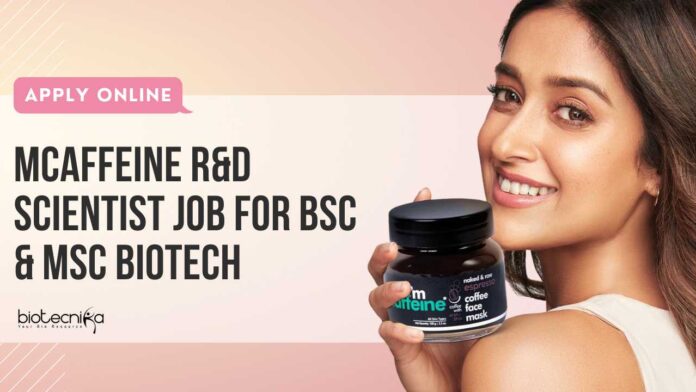 mCaffeine R&D Scientist Job