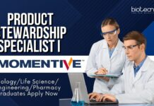 Momentive Hiring: Apply Now For Product Stewardship Specialist Position Momentive Product Stewardship Specialist I -BiologyLife ScienceEngineeringPharmacy Graduates Apply Now