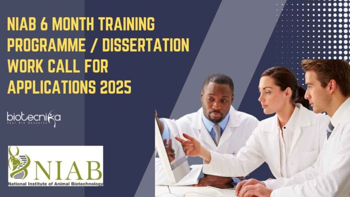 2025 NIAB Dissertation Training