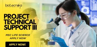 NIAB Hyderabad Project Technical Support III |  MSc Life Science Apply Now