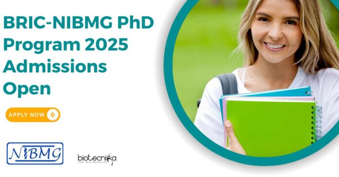 BRIC-NIBMG PhD Program 2025 Admissions