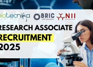 NII Research Associate Recruitment 2025 Apply Now!