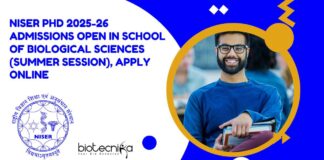 NISER PhD 2025-26 Admissions Open