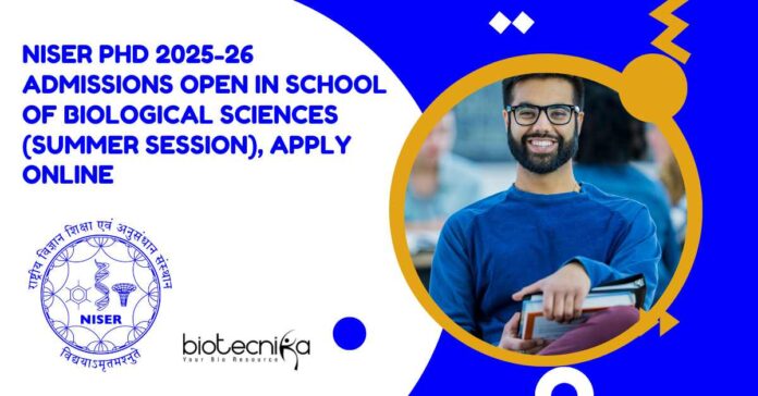 NISER PhD 2025-26 Admissions Open