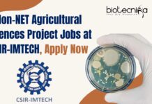 Non-NET Agricultural Sciences Project Jobs at CSIR-IMTECH, Apply Now Non-NET Agricultural Sciences Project Jobs at CSIR-IMTECH, Apply Now