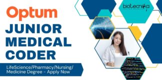 Optum - Junior Medical Coder (Life SciencePharmacyNursingMedicine Degree) - Apply Now