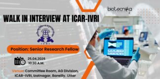 Walk in Interview at ICAR