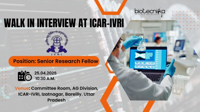 Walk in Interview at ICAR