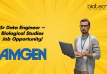 Biological Studies Data Engineer Amgen – Apply Now Sr Data Engineer – Biological Studies Job Opportunity!