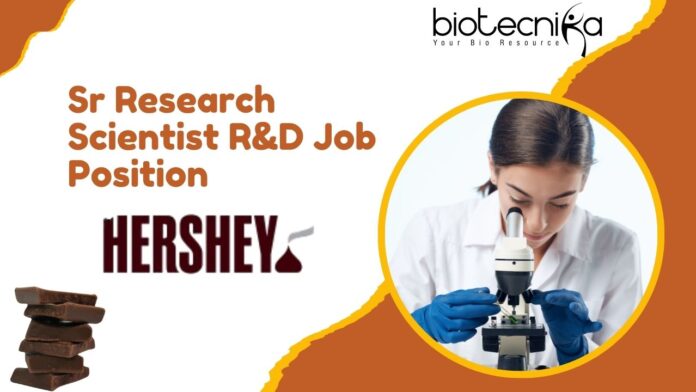 Sr Research Scientist R&D Job Position