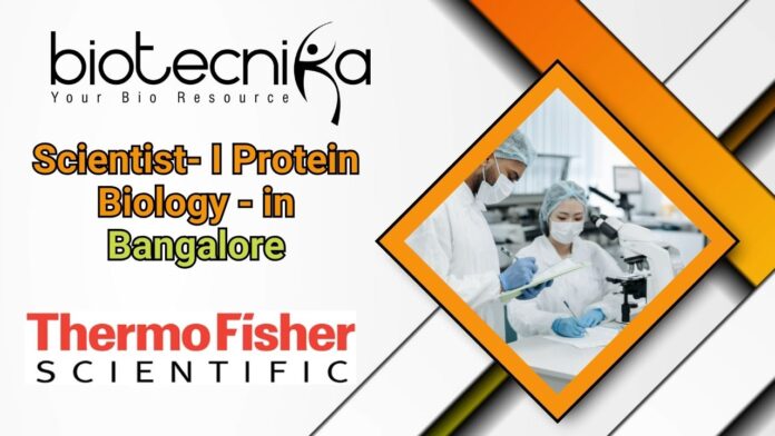 Scientist-I Protein Biology - at Thermo Fisher