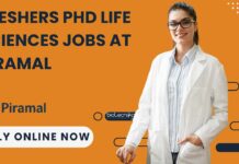 Freshers PhD Life Sciences Jobs at Piramal -