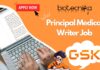 Principal Medical Writer Job - at GSK