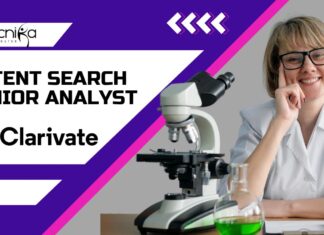 Patent Search Senior Analyst Job at Clarivate- Life Science Jobs in Noida