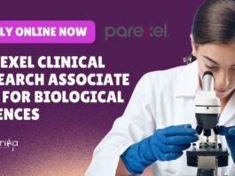 Parexel CRA Jobs For Biological Sciences