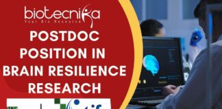 Postdoc Position in Brain Resilience Research NCBS-TIFR Hiring Postdoc in Bangalore Apply Now!!
