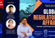 Biotecnika Hosts Insightful Webinar on Global Regulatory Affairs: Exploring Career Paths and Future Scope Biotecnika Webinar on Global Regulatory Affairs: Exploring Career Paths and Future Scope